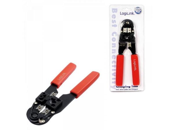 Logilink Crimping tool for RJ45 with cutter metal (WZ0004)