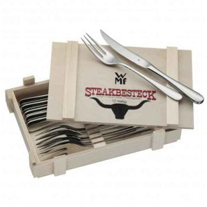 WMF flatware set 12 pcs Stainless steel/Wooden Box 12.8023.9990