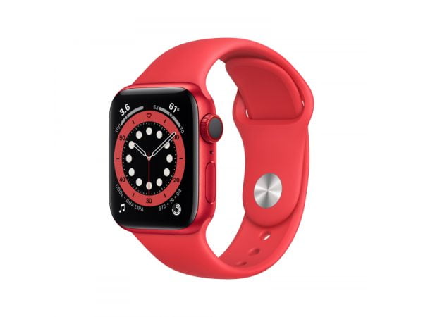 Apple Watch Series 6 Red Aluminium 4G Red Sport Band DE M06R3FD/A
