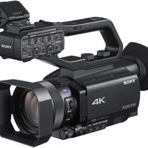 Sony 4k Camcorder With XLR Handle SUPERB 4 X 10 Hours - shoppydeals.co.uk