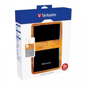 HDD 2.5 USB3 1TB Verbatim Store 'n' Go Black 53023