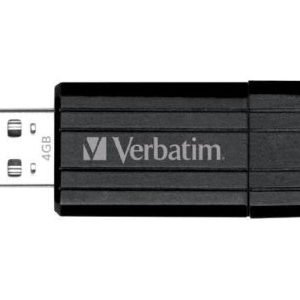 USB FlashDrive 16GB Verbatim PinStripe (Black) 49063
