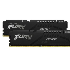 Kingston Fury Beast 2 x 32GB DDR5 5200MT/s CL36 DIMM KF552C36BBEK2-64 - Kingston ShoppyDeals.co.uk