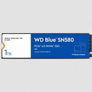 WD Blue SN580 SSD 1TB M.2 4150MB/s WDS100T3B0E - Western Digital ShoppyDeals.co.uk