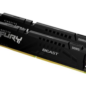 Kingston DDR5 64GB (2x32GB) 6000MT/S CL30 DIMM Black KF560C30BBEK2-64 - Kingston ShoppyDeals.co.uk