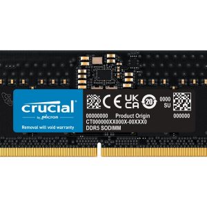 Crucial 8GB DDR5 5600 CL46 SO-DIMM CT8G56C46S5 - Crucial ShoppyDeals.co.uk