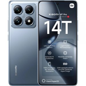 Xiaomi 14T Pro Dual Sim 12+512GB titan blue DE - MZB0HIZEU - Xiaomi ShoppyDeals.co.uk