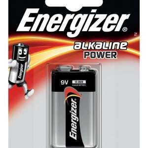 Energizer Battery 9V/6LR61 Alkaline Powe 1-pak image