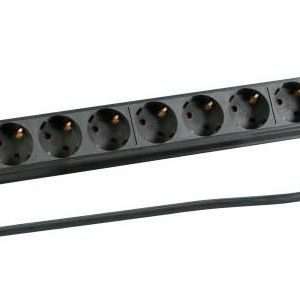 MicroConnect 8-way Outlet strip